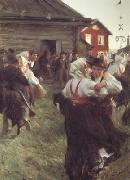 Anders Zorn Midsummer Dance (nn02) oil painting on canvas